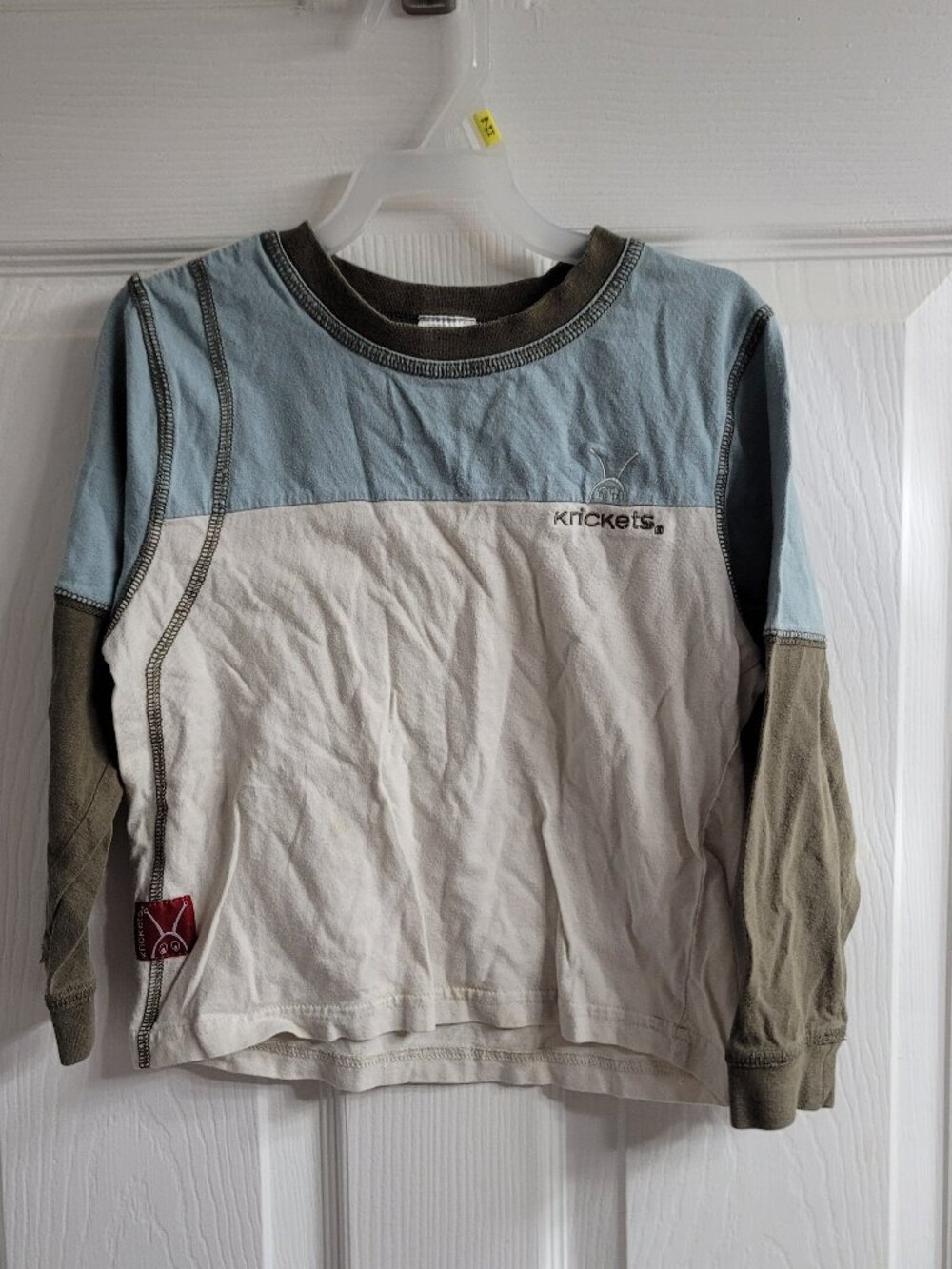 #874 FREE W PURCHASE Krickets Long Sleeve Shirt sz 6 6X